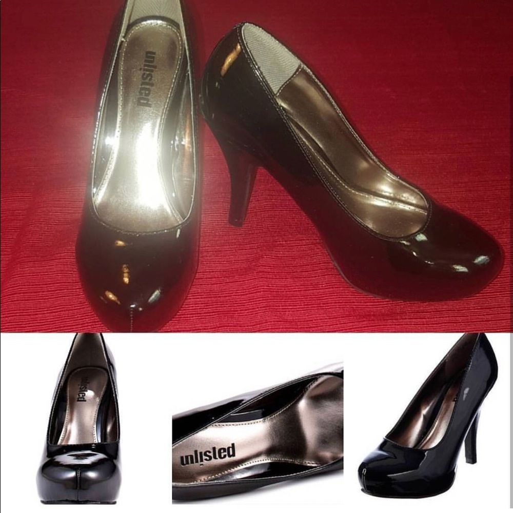 Size 6 Kenneth Cole Unlisted Black Pumps👠👠